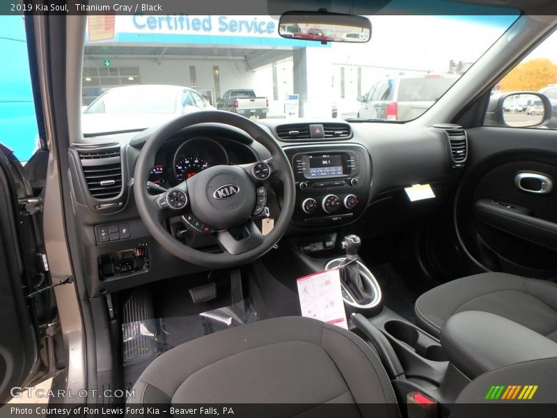  2019 Soul  Black Interior