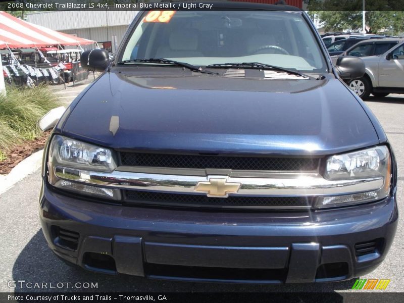 Imperial Blue Metallic / Light Gray 2008 Chevrolet TrailBlazer LS 4x4