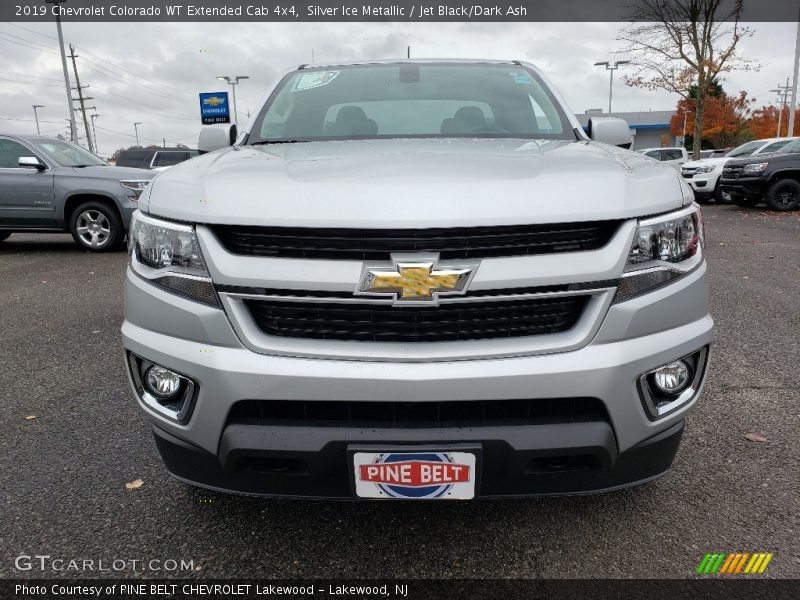 Silver Ice Metallic / Jet Black/Dark Ash 2019 Chevrolet Colorado WT Extended Cab 4x4