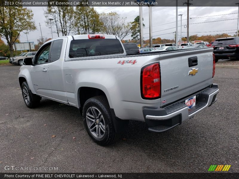 Silver Ice Metallic / Jet Black/Dark Ash 2019 Chevrolet Colorado WT Extended Cab 4x4