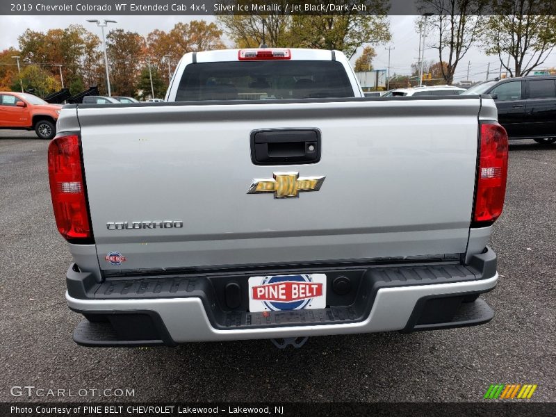 Silver Ice Metallic / Jet Black/Dark Ash 2019 Chevrolet Colorado WT Extended Cab 4x4