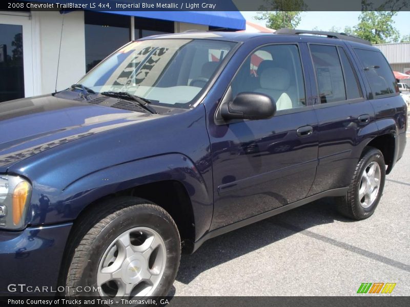 Imperial Blue Metallic / Light Gray 2008 Chevrolet TrailBlazer LS 4x4