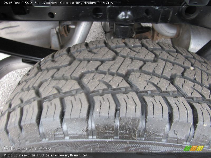 Oxford White / Medium Earth Gray 2016 Ford F150 XL SuperCab 4x4