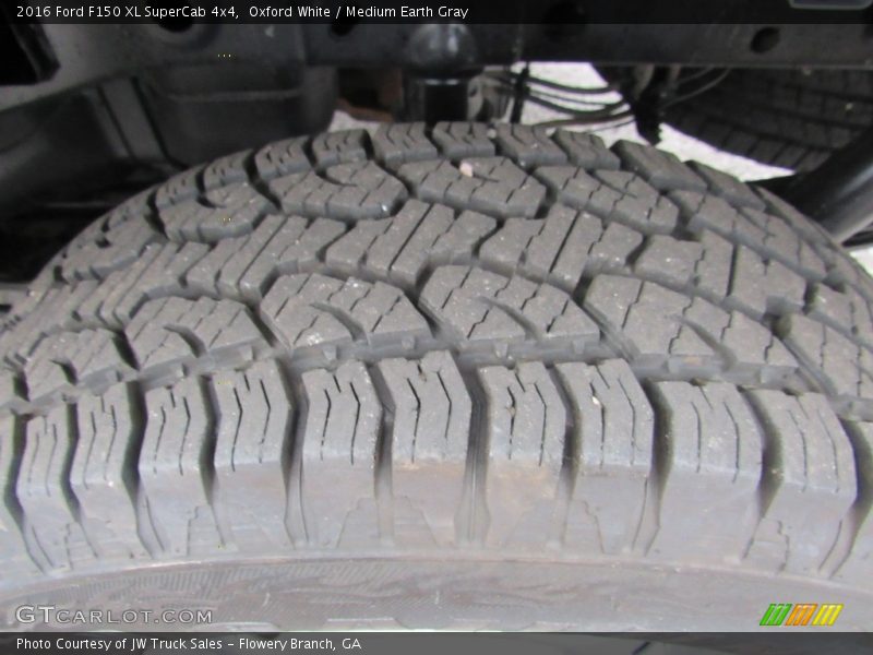 Oxford White / Medium Earth Gray 2016 Ford F150 XL SuperCab 4x4
