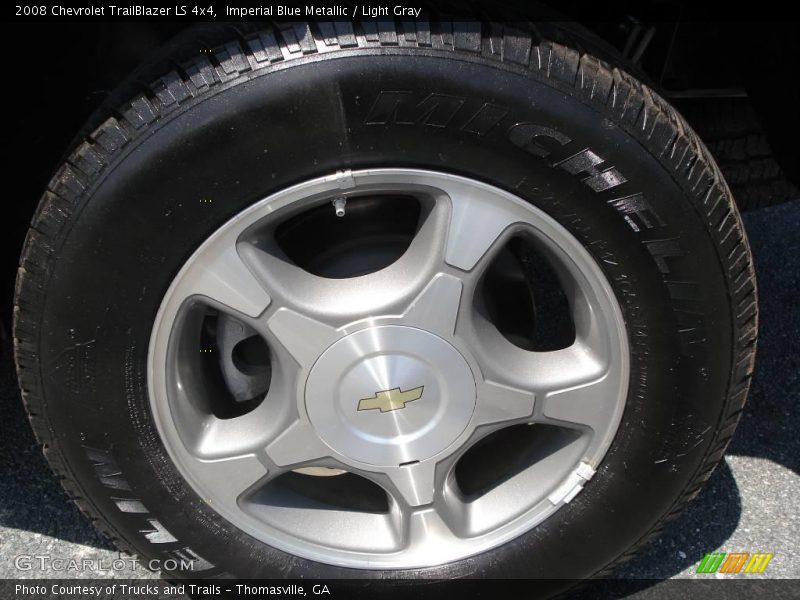 Imperial Blue Metallic / Light Gray 2008 Chevrolet TrailBlazer LS 4x4