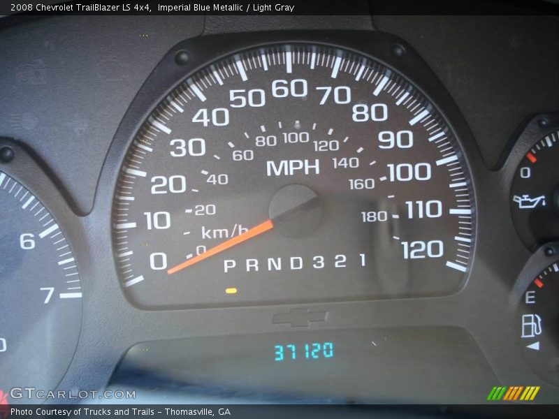 Imperial Blue Metallic / Light Gray 2008 Chevrolet TrailBlazer LS 4x4