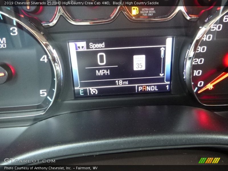 Black / High Country Saddle 2019 Chevrolet Silverado 2500HD High Country Crew Cab 4WD