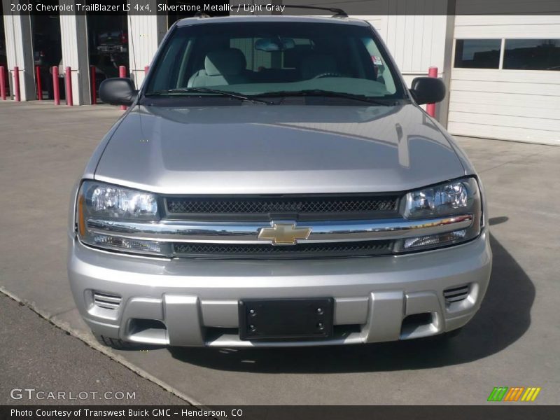 Silverstone Metallic / Light Gray 2008 Chevrolet TrailBlazer LS 4x4