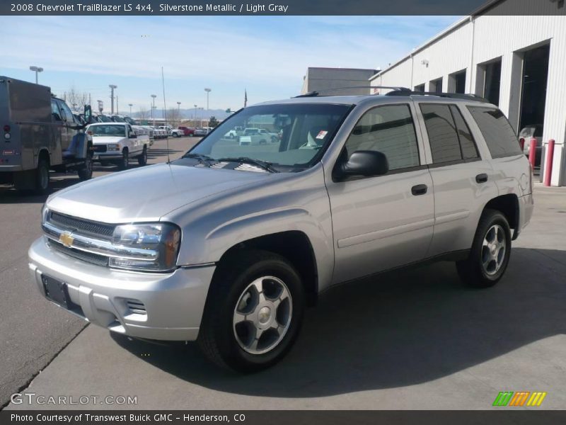 Silverstone Metallic / Light Gray 2008 Chevrolet TrailBlazer LS 4x4