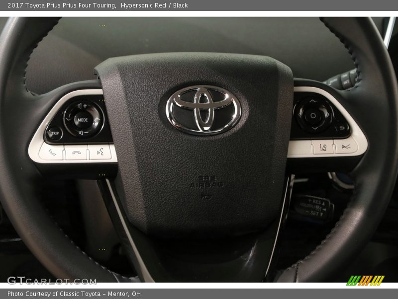 Hypersonic Red / Black 2017 Toyota Prius Prius Four Touring