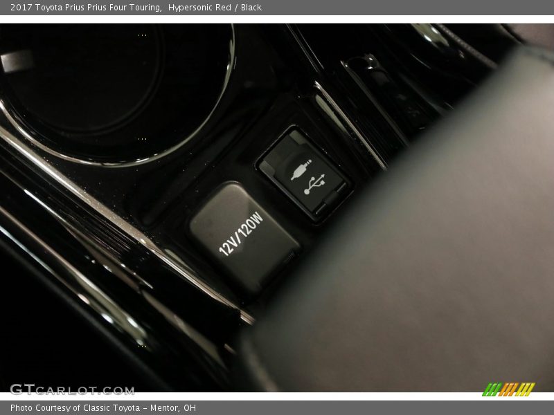 Hypersonic Red / Black 2017 Toyota Prius Prius Four Touring