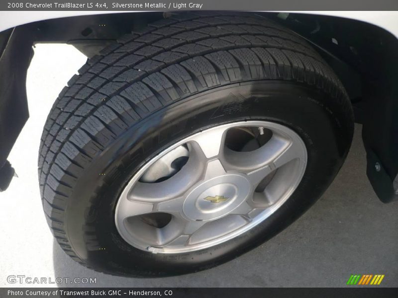 Silverstone Metallic / Light Gray 2008 Chevrolet TrailBlazer LS 4x4