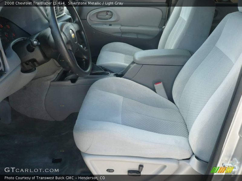 Silverstone Metallic / Light Gray 2008 Chevrolet TrailBlazer LS 4x4