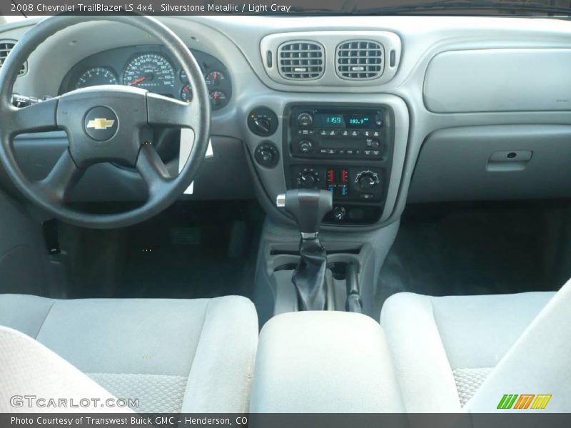 Silverstone Metallic / Light Gray 2008 Chevrolet TrailBlazer LS 4x4