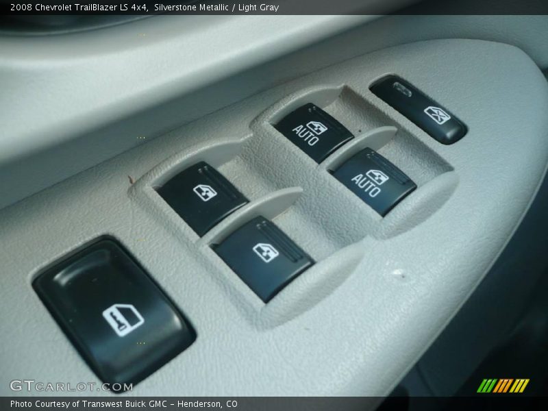 Silverstone Metallic / Light Gray 2008 Chevrolet TrailBlazer LS 4x4