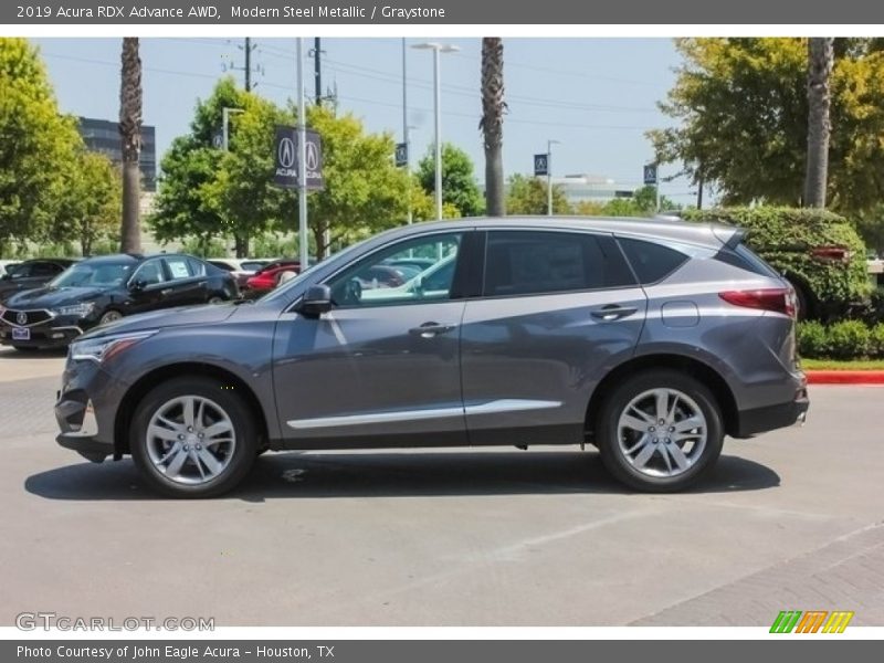 Modern Steel Metallic / Graystone 2019 Acura RDX Advance AWD