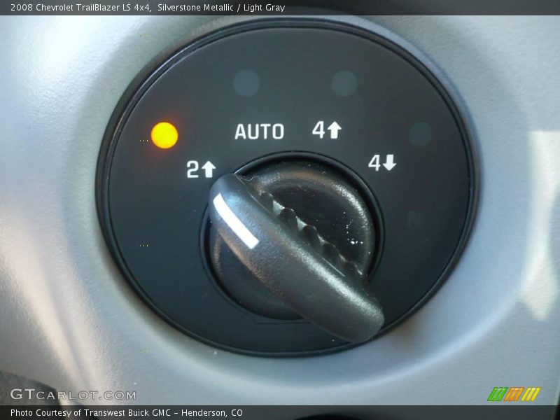 Silverstone Metallic / Light Gray 2008 Chevrolet TrailBlazer LS 4x4