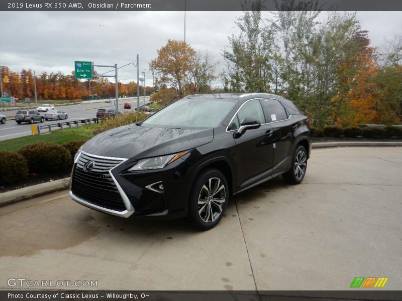 Obsidian / Parchment 2019 Lexus RX 350 AWD