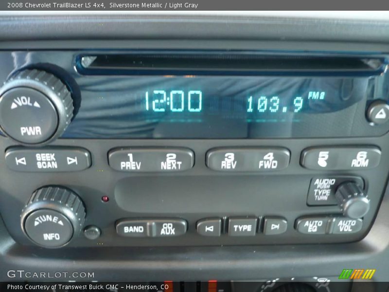 Silverstone Metallic / Light Gray 2008 Chevrolet TrailBlazer LS 4x4