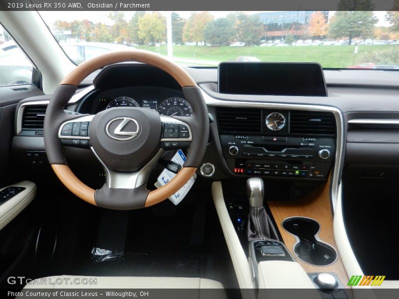 Dashboard of 2019 RX 350 AWD