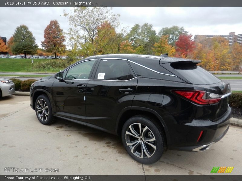 Obsidian / Parchment 2019 Lexus RX 350 AWD