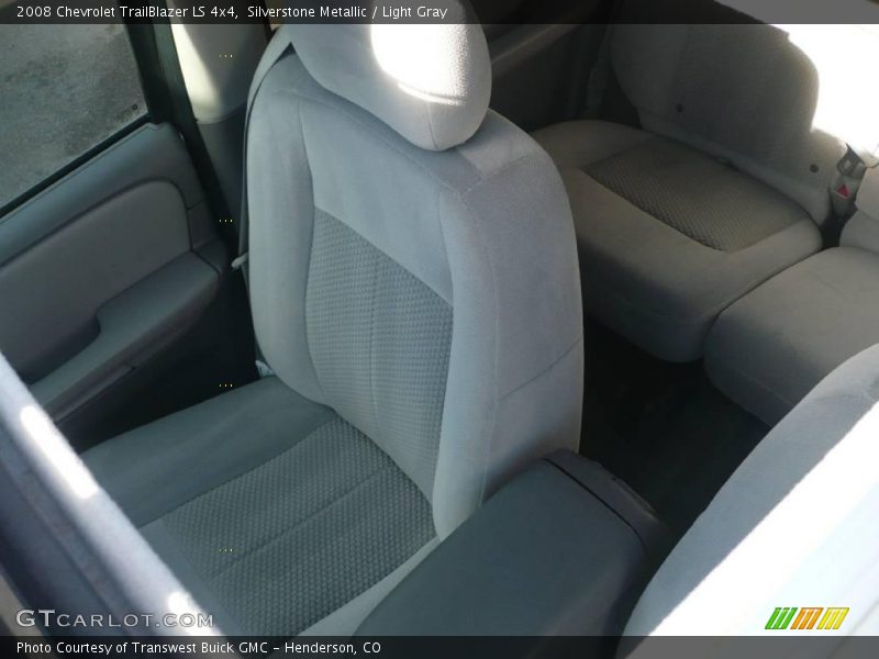 Silverstone Metallic / Light Gray 2008 Chevrolet TrailBlazer LS 4x4
