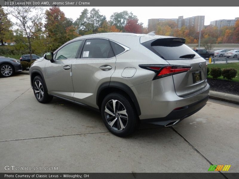 Atomic Silver / Creme 2019 Lexus NX 300 AWD