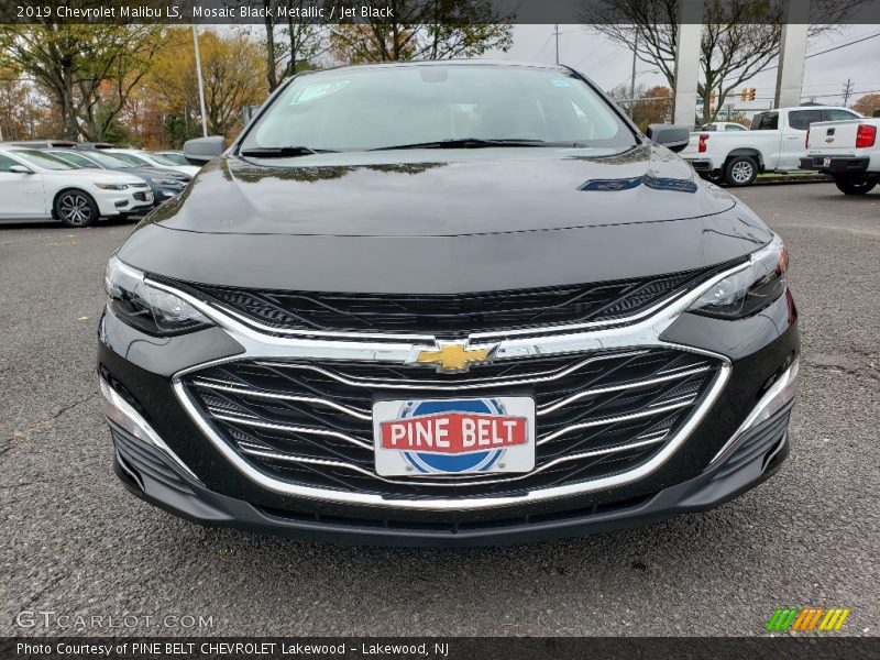 Mosaic Black Metallic / Jet Black 2019 Chevrolet Malibu LS
