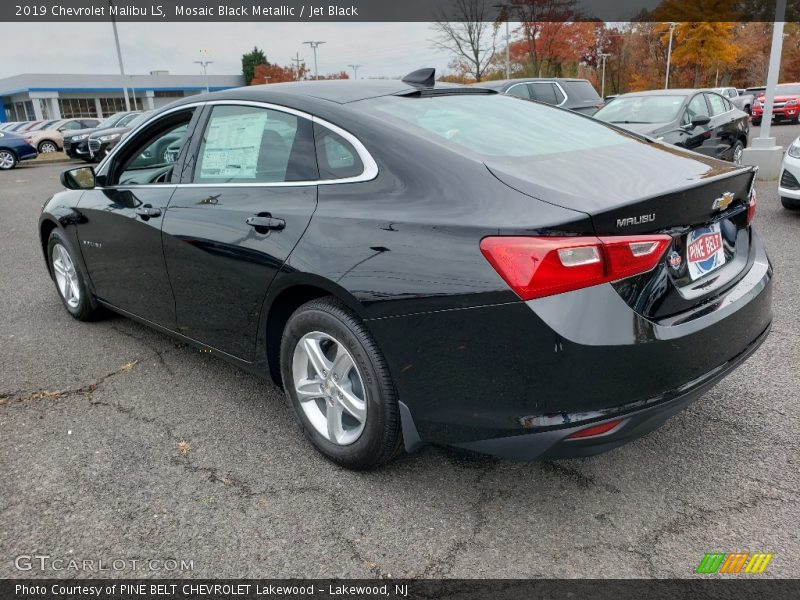 Mosaic Black Metallic / Jet Black 2019 Chevrolet Malibu LS