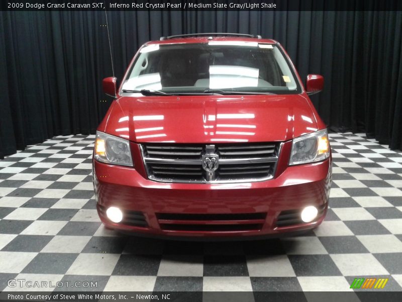 Inferno Red Crystal Pearl / Medium Slate Gray/Light Shale 2009 Dodge Grand Caravan SXT