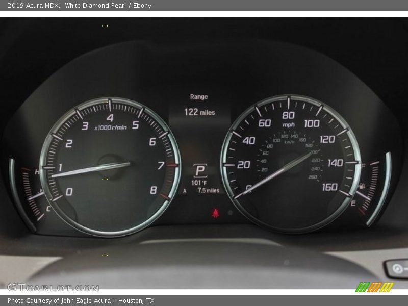 White Diamond Pearl / Ebony 2019 Acura MDX