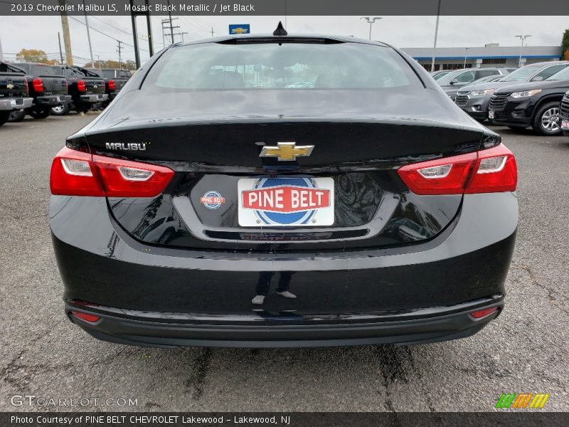 Mosaic Black Metallic / Jet Black 2019 Chevrolet Malibu LS