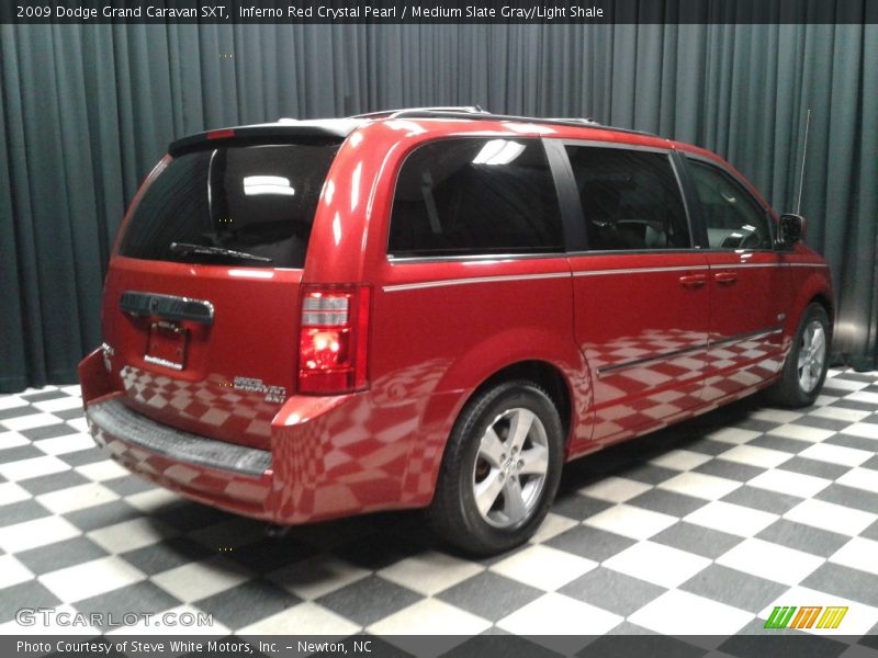 Inferno Red Crystal Pearl / Medium Slate Gray/Light Shale 2009 Dodge Grand Caravan SXT