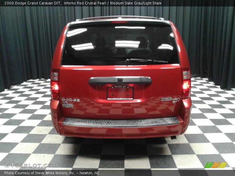 Inferno Red Crystal Pearl / Medium Slate Gray/Light Shale 2009 Dodge Grand Caravan SXT