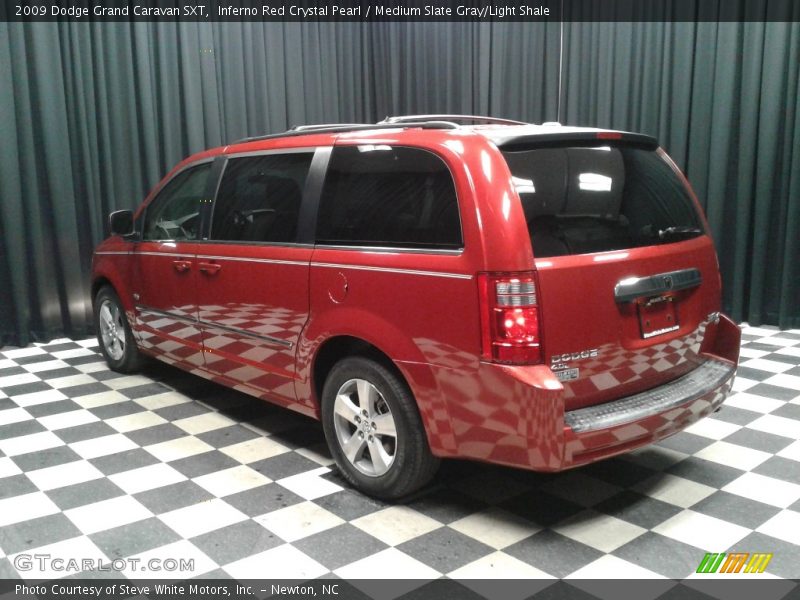 Inferno Red Crystal Pearl / Medium Slate Gray/Light Shale 2009 Dodge Grand Caravan SXT