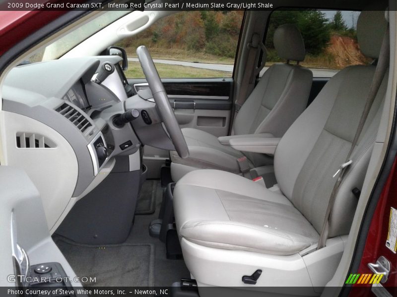 Inferno Red Crystal Pearl / Medium Slate Gray/Light Shale 2009 Dodge Grand Caravan SXT