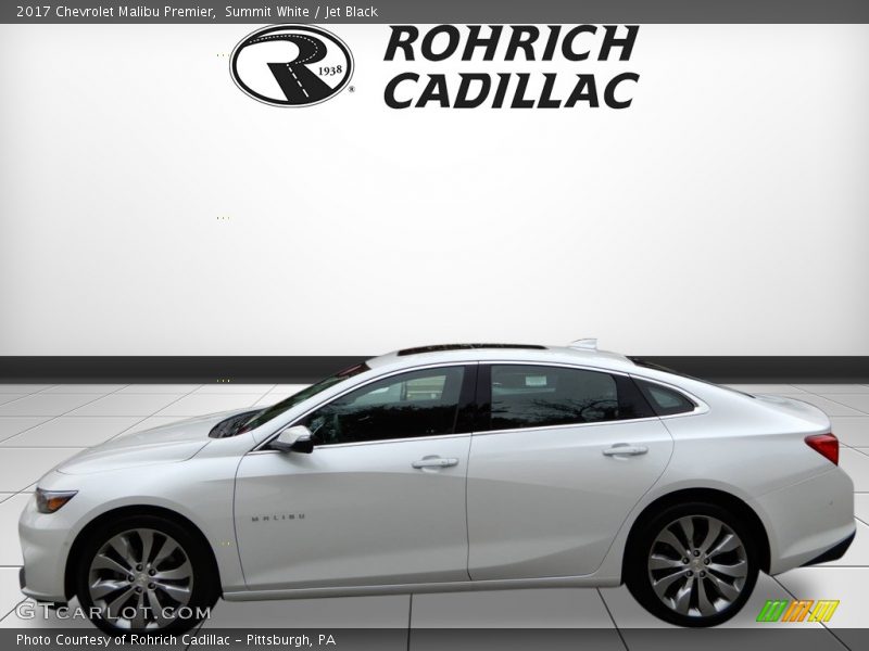 Summit White / Jet Black 2017 Chevrolet Malibu Premier