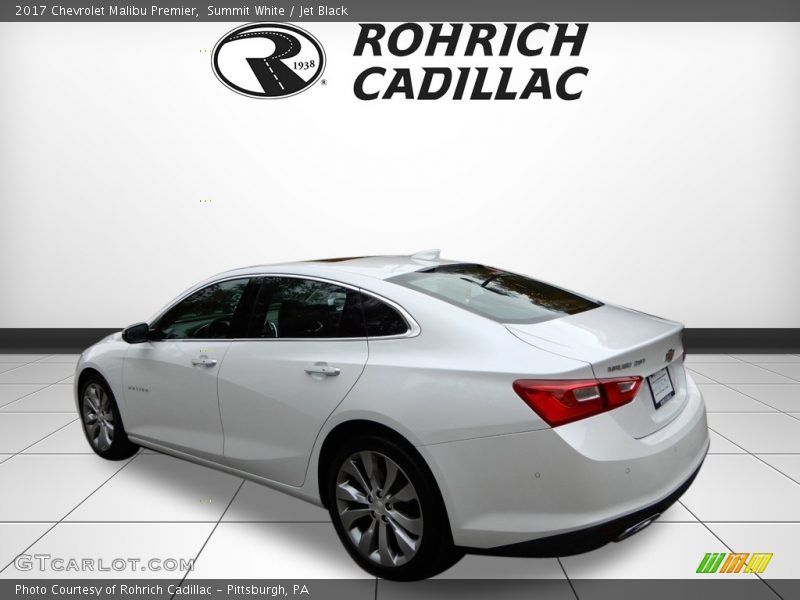 Summit White / Jet Black 2017 Chevrolet Malibu Premier
