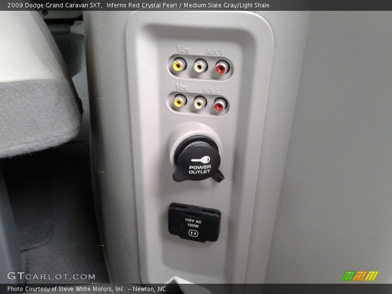 Inferno Red Crystal Pearl / Medium Slate Gray/Light Shale 2009 Dodge Grand Caravan SXT