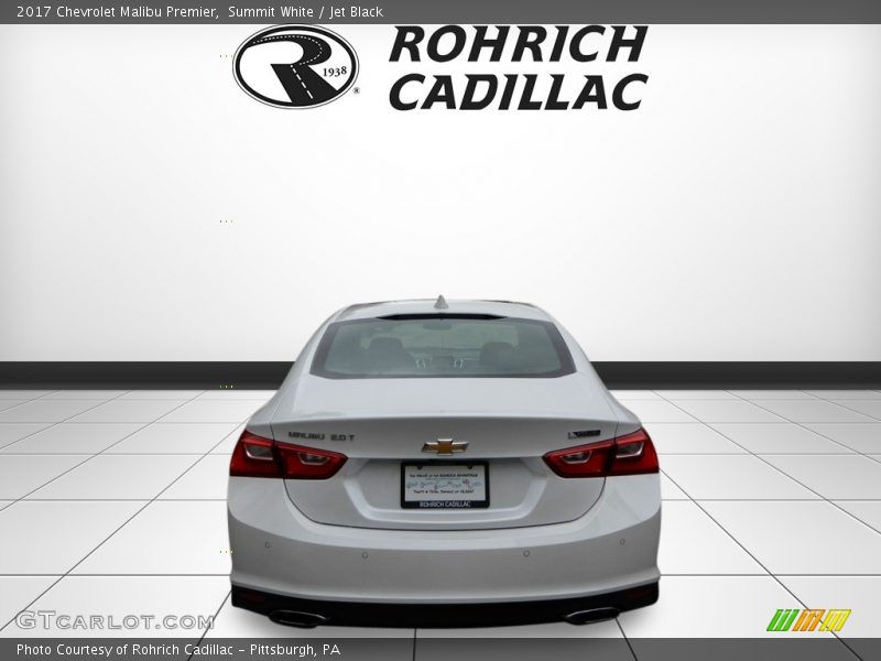 Summit White / Jet Black 2017 Chevrolet Malibu Premier