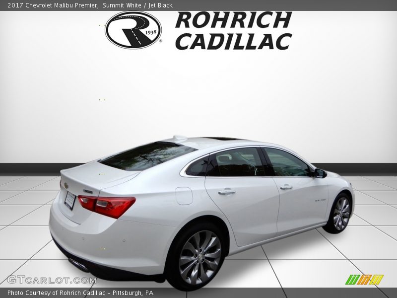 Summit White / Jet Black 2017 Chevrolet Malibu Premier