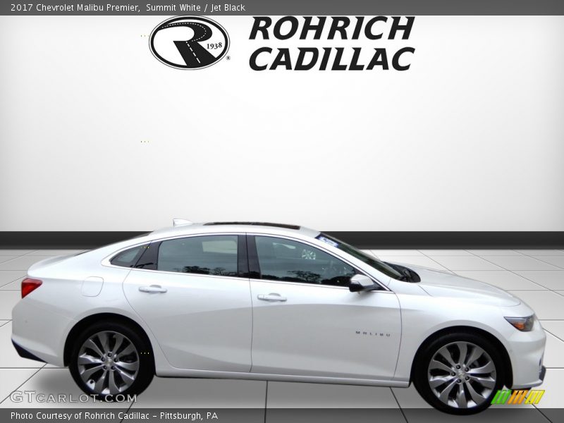 Summit White / Jet Black 2017 Chevrolet Malibu Premier