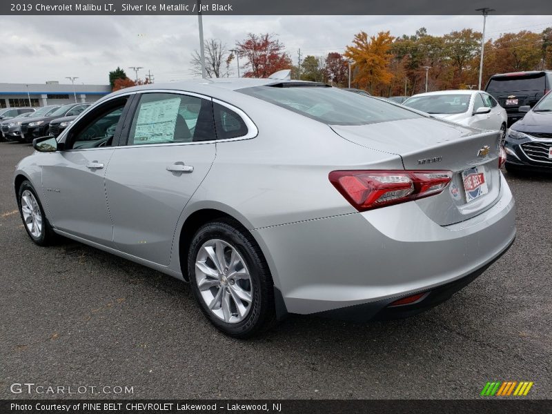 Silver Ice Metallic / Jet Black 2019 Chevrolet Malibu LT