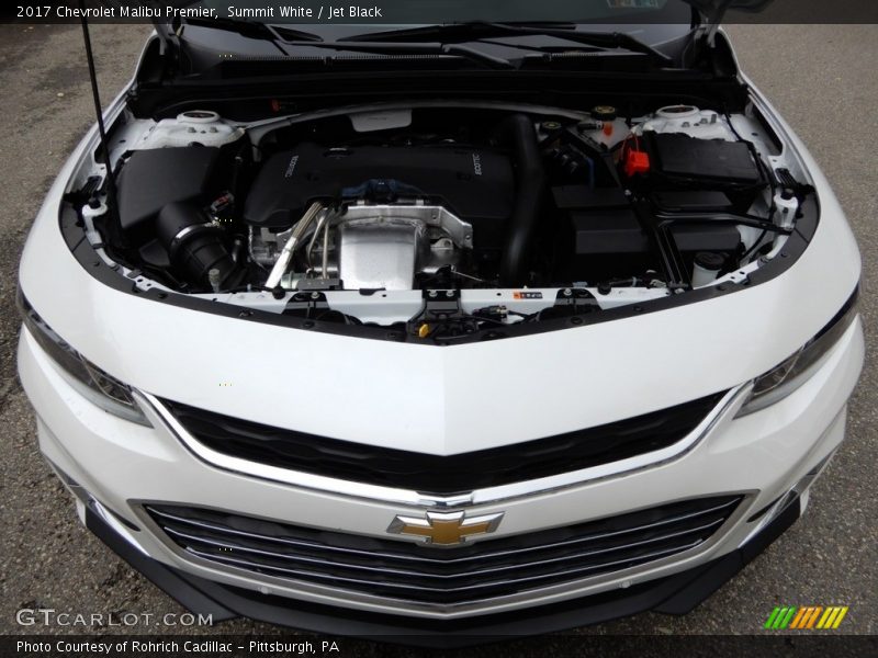 Summit White / Jet Black 2017 Chevrolet Malibu Premier