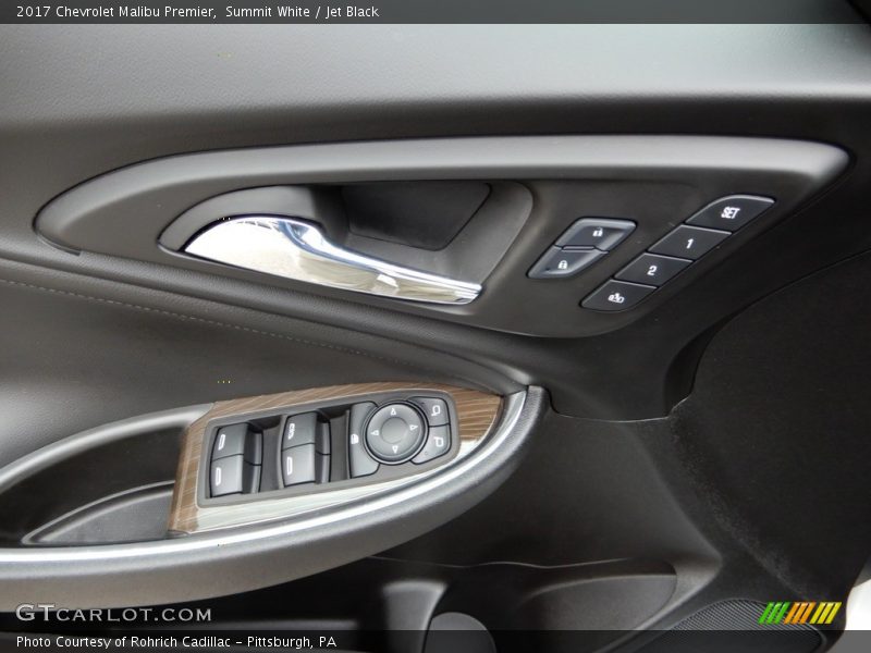 Summit White / Jet Black 2017 Chevrolet Malibu Premier