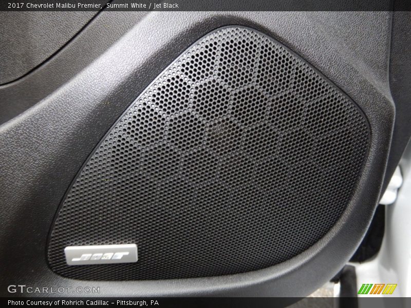 Summit White / Jet Black 2017 Chevrolet Malibu Premier