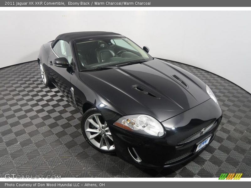 Ebony Black / Warm Charcoal/Warm Charcoal 2011 Jaguar XK XKR Convertible