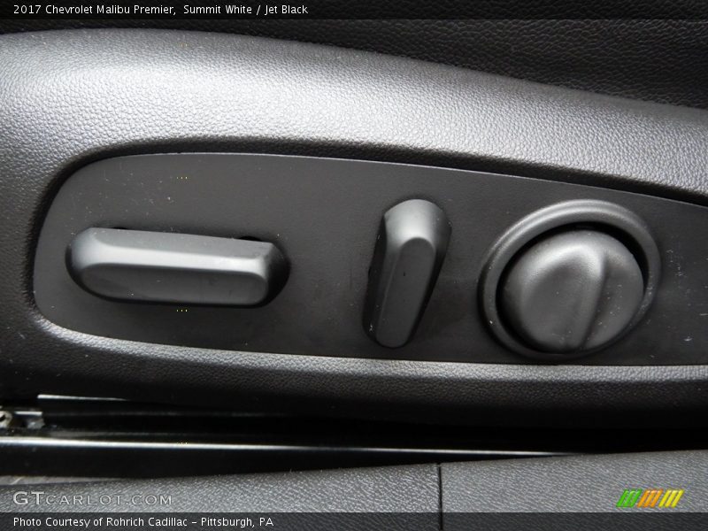 Summit White / Jet Black 2017 Chevrolet Malibu Premier