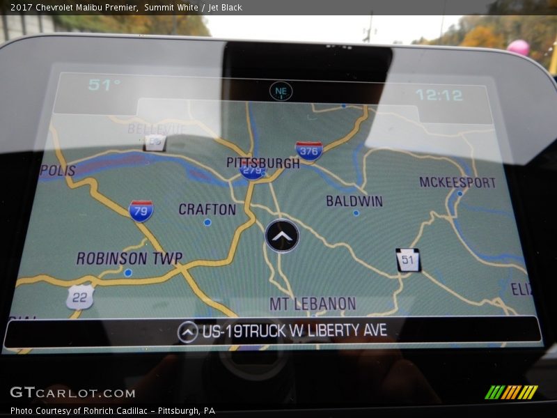 Summit White / Jet Black 2017 Chevrolet Malibu Premier