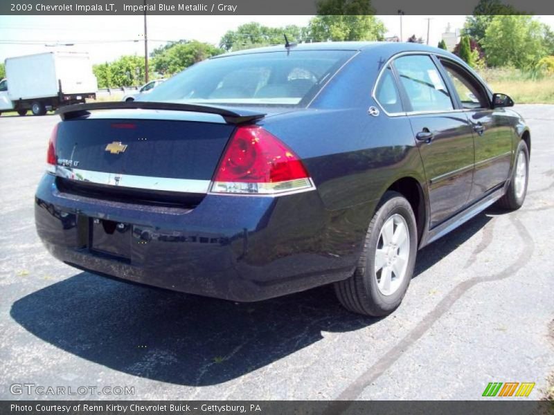 Imperial Blue Metallic / Gray 2009 Chevrolet Impala LT